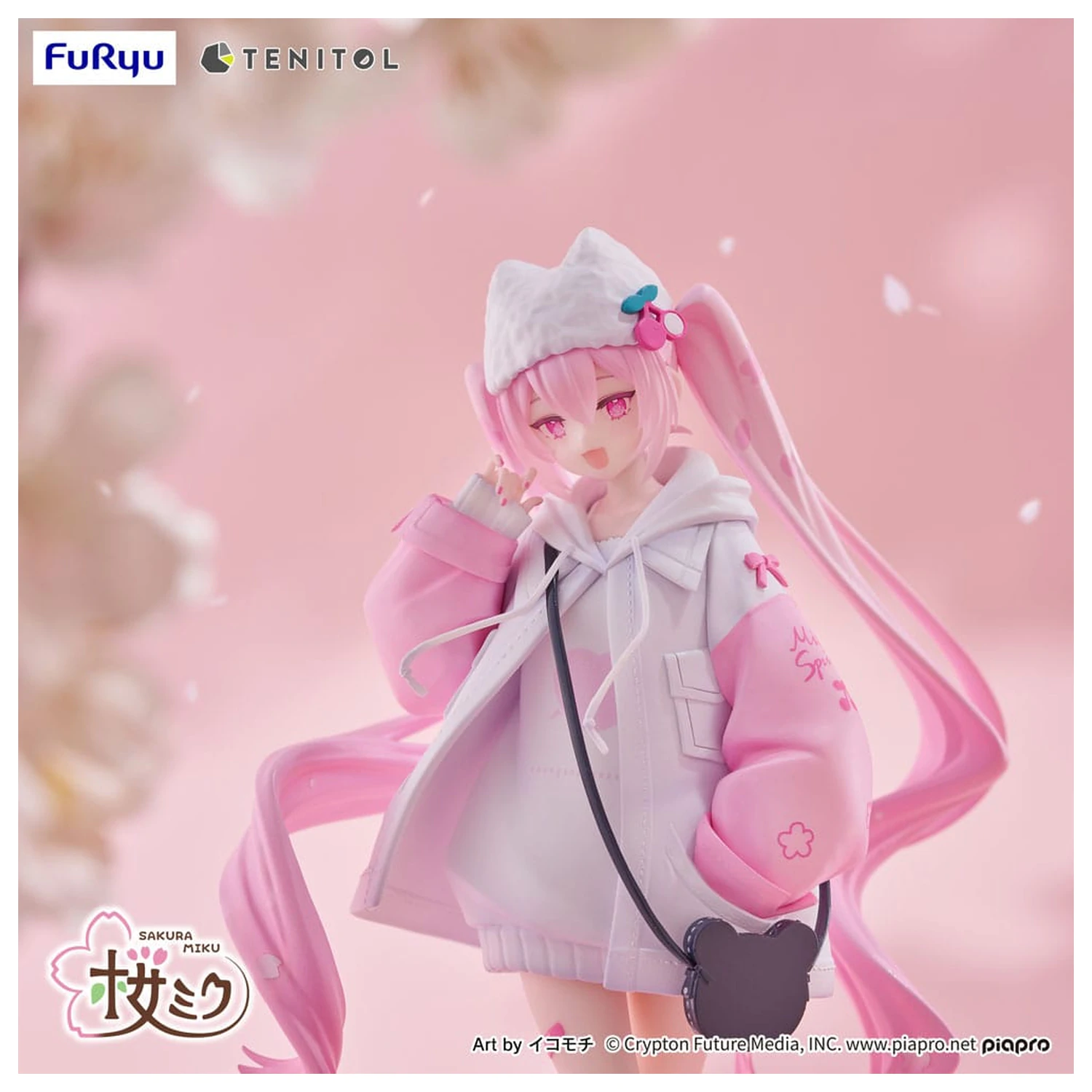 Figurka PCW Hatsune Miku Tenitol Sakura Miku w stylu Cool [petit] 19 cm zdjęcie produktu