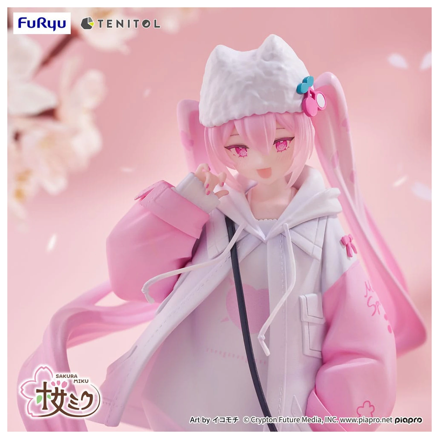 Figurka PCW Hatsune Miku Tenitol Sakura Miku w stylu Cool [petit] 19 cm zdjęcie produktu