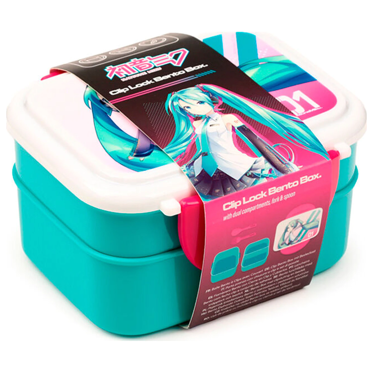 Hatsune Miku lunch box i sztućce zdjęcie produktu