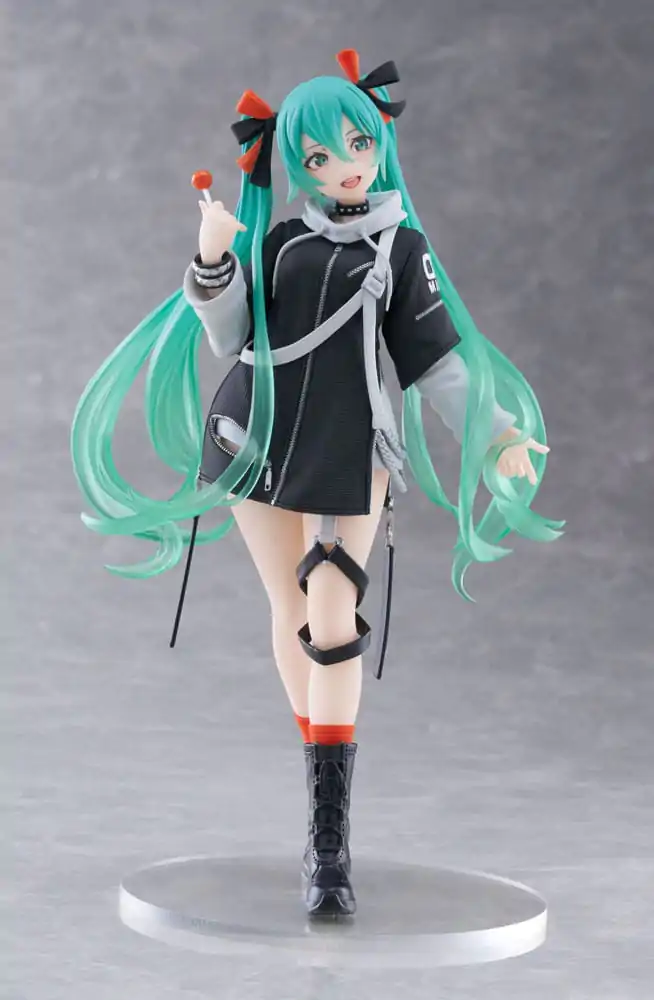 Hatsune Miku Wonderland PVC Statuetka Fashion Punk Ver. 18 cm zdjęcie produktu