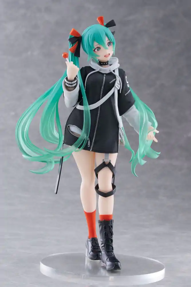 Hatsune Miku Wonderland PVC Statuetka Fashion Punk Ver. 18 cm zdjęcie produktu