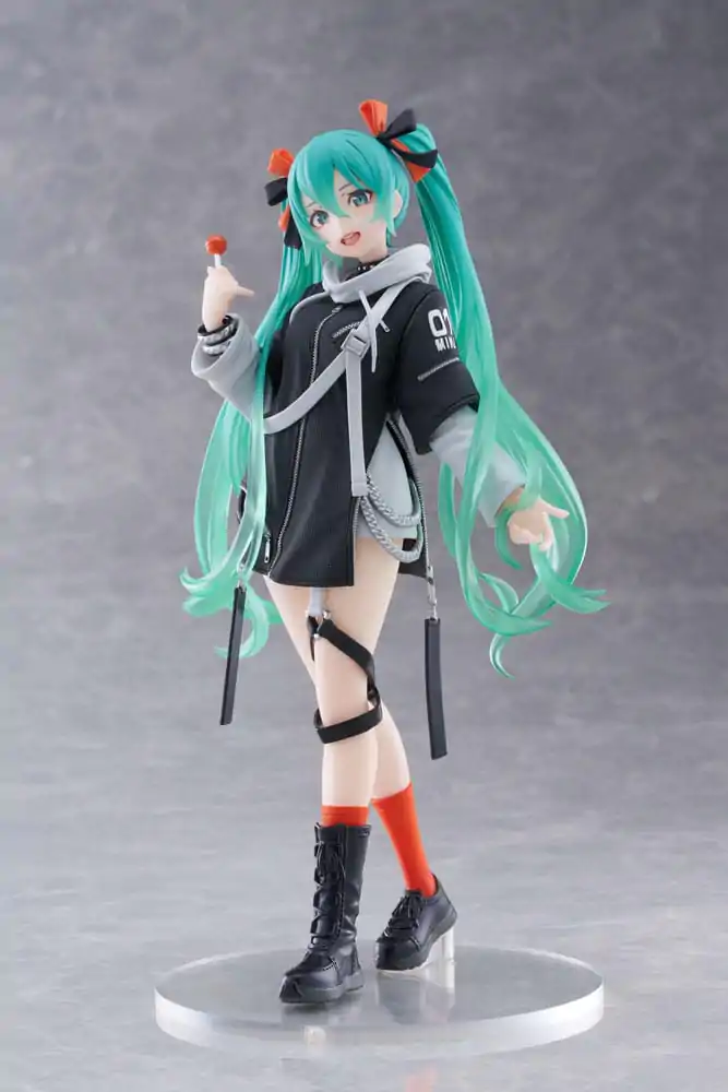 Hatsune Miku Wonderland PVC Statuetka Fashion Punk Ver. 18 cm zdjęcie produktu