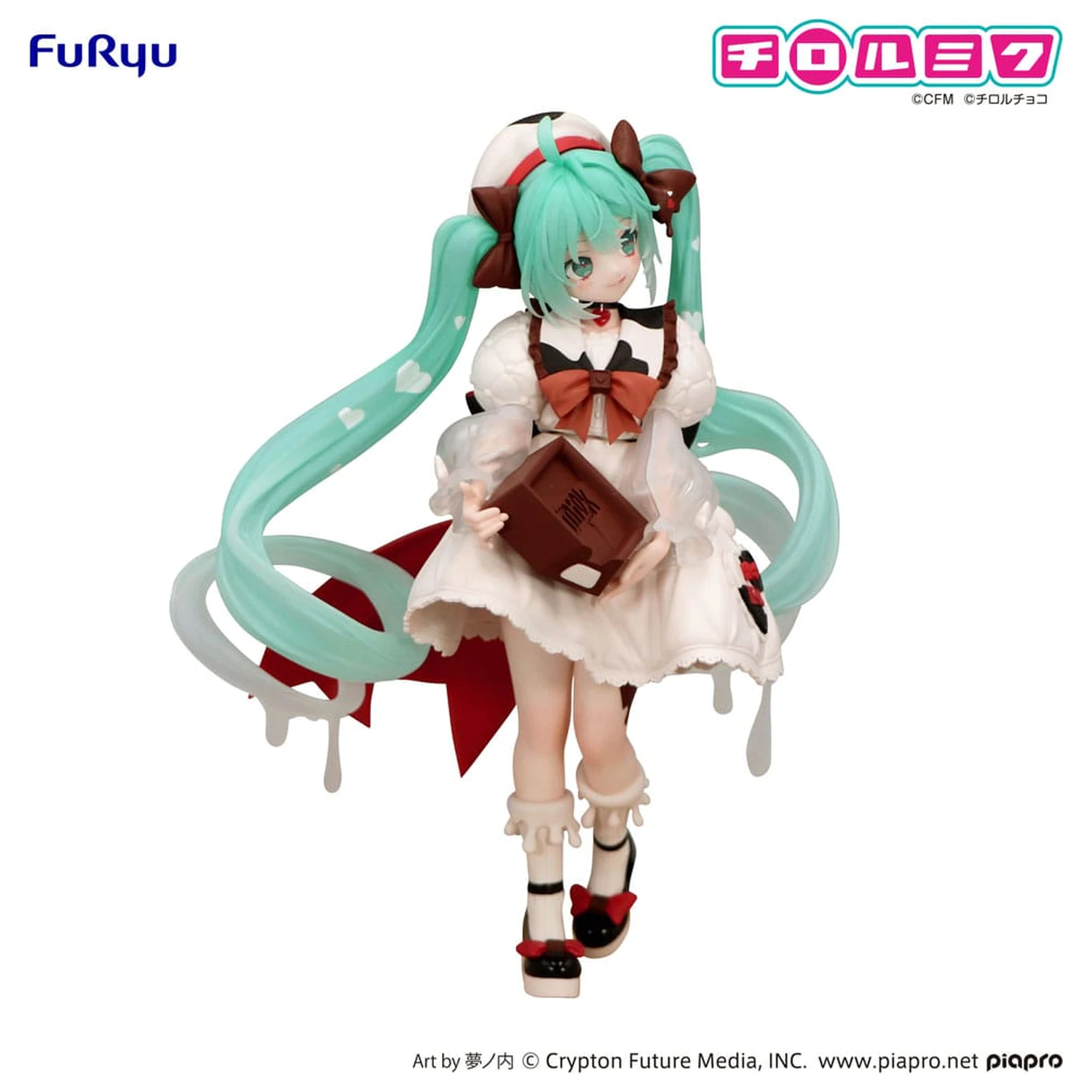 Statua Hatsune Miku x Tirol Choco Trio-Try-iT PVC Hatsune Miku Milk Ver. 18 cm zdjęcie produktu