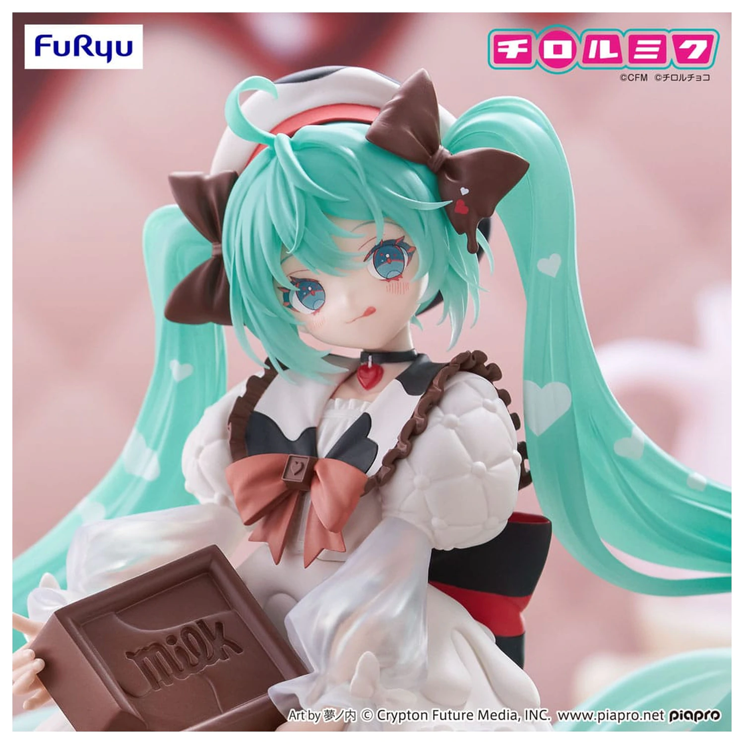 Statua Hatsune Miku x Tirol Choco Trio-Try-iT PVC Hatsune Miku Milk Ver. 18 cm zdjęcie produktu