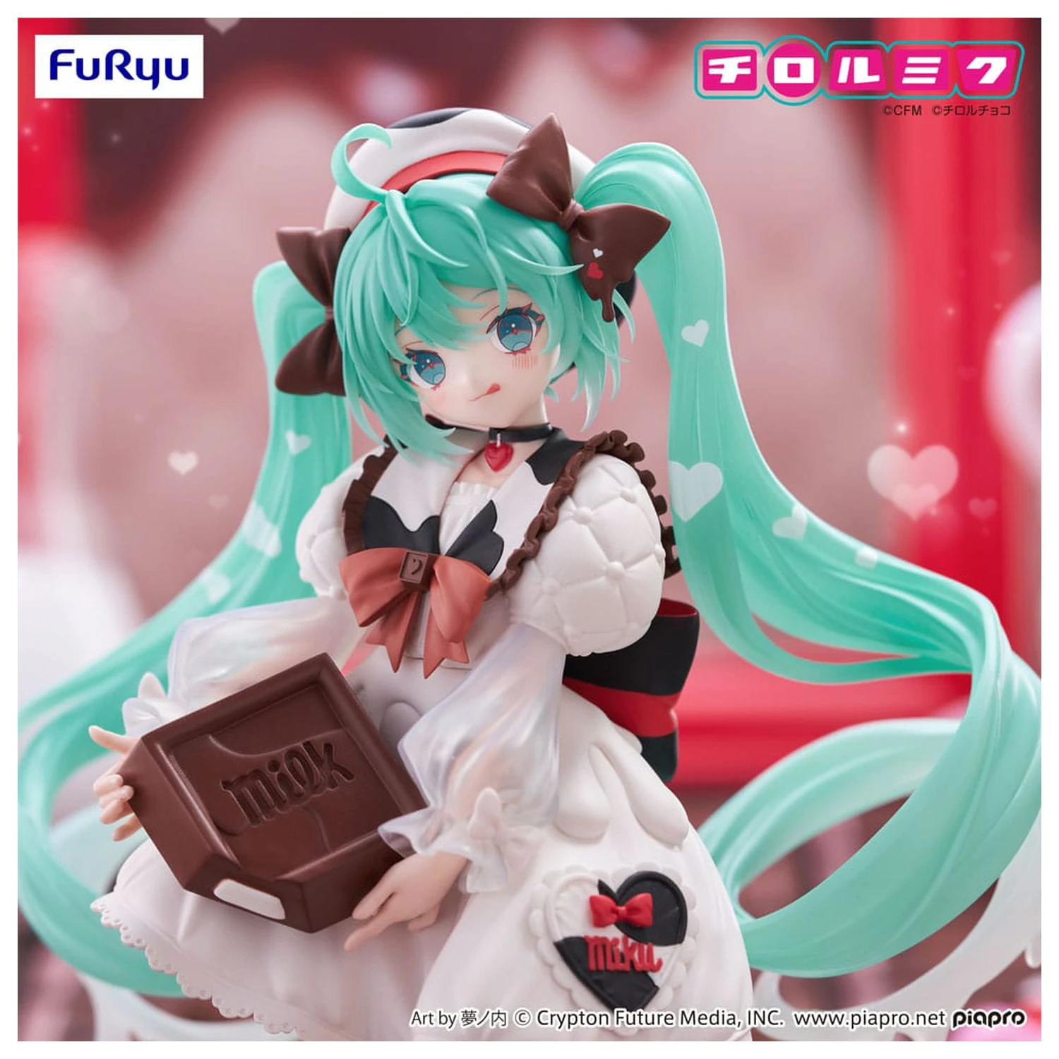 Statua Hatsune Miku x Tirol Choco Trio-Try-iT PVC Hatsune Miku Milk Ver. 18 cm zdjęcie produktu