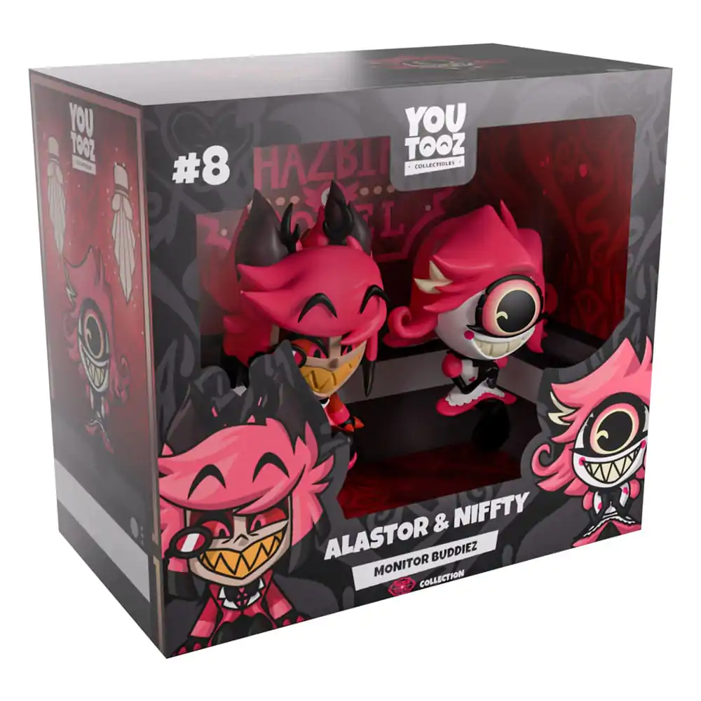 Hazbin Hotel Figurki winylowe Alastor & Niffty Monitor Buddiez zdjęcie produktu