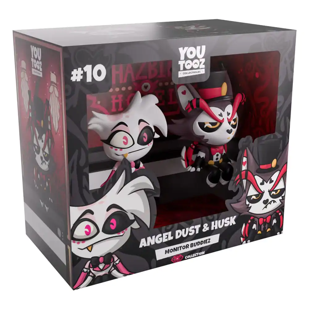 Hazbin Hotel Figurki winylowe Angel Dust & Husk Monitor Buddiez zdjęcie produktu