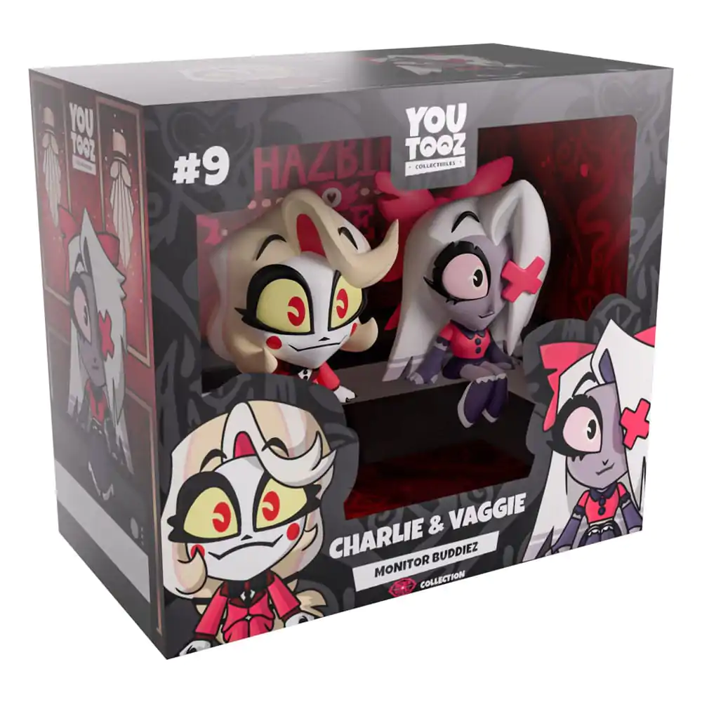 Hazbin Hotel Figurki Winylowe Charlie & Vaggie Monitor Buddiez zdjęcie produktu