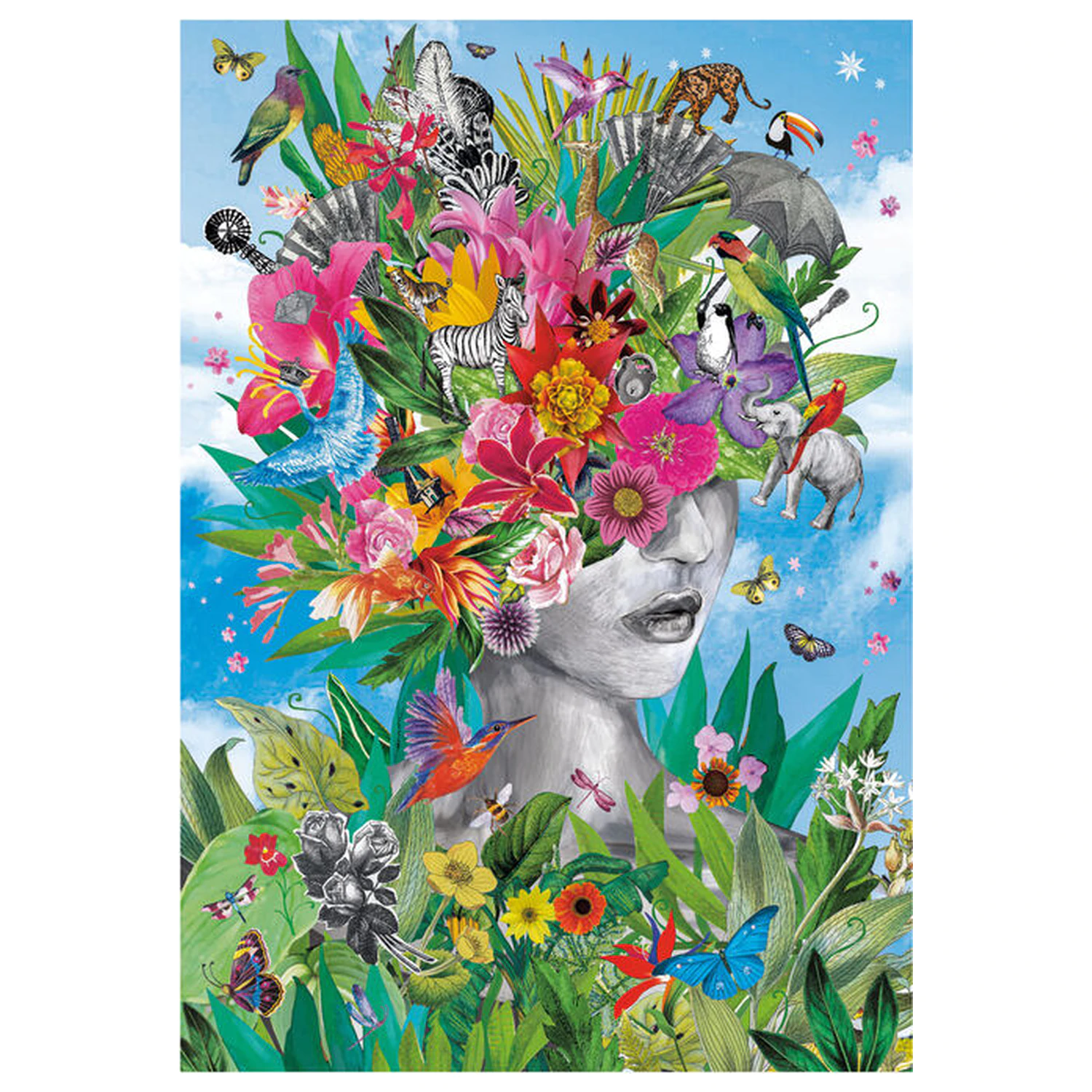 Head in the Jungle puzzle 500 elementów zdjęcie produktu