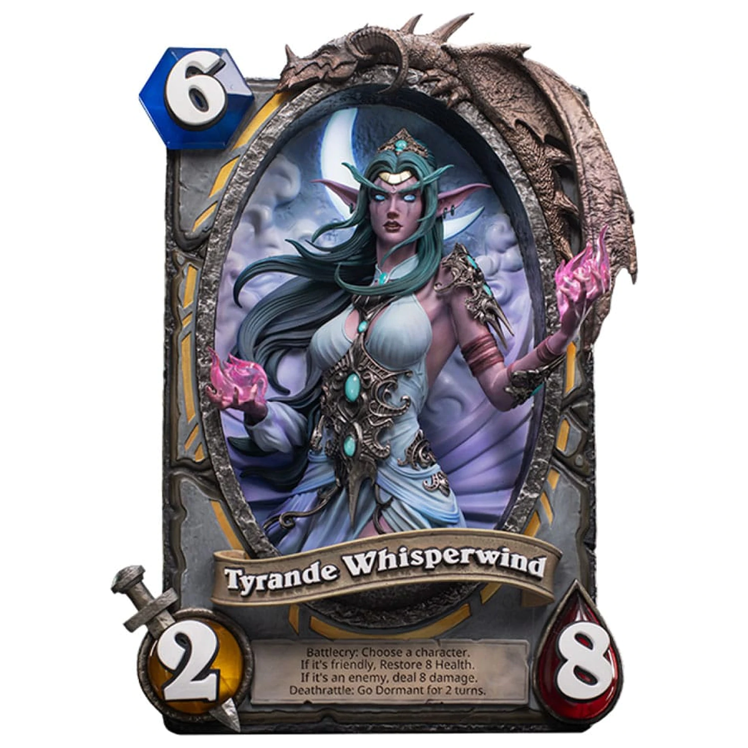 Hearthstone 3D Art Frame Statua Tyrande Whisperwind 31 cm zdjęcie produktu