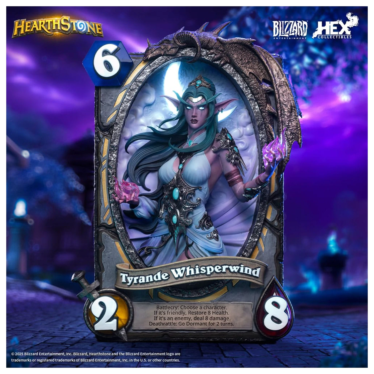 Hearthstone 3D Art Frame Statua Tyrande Whisperwind 31 cm zdjęcie produktu