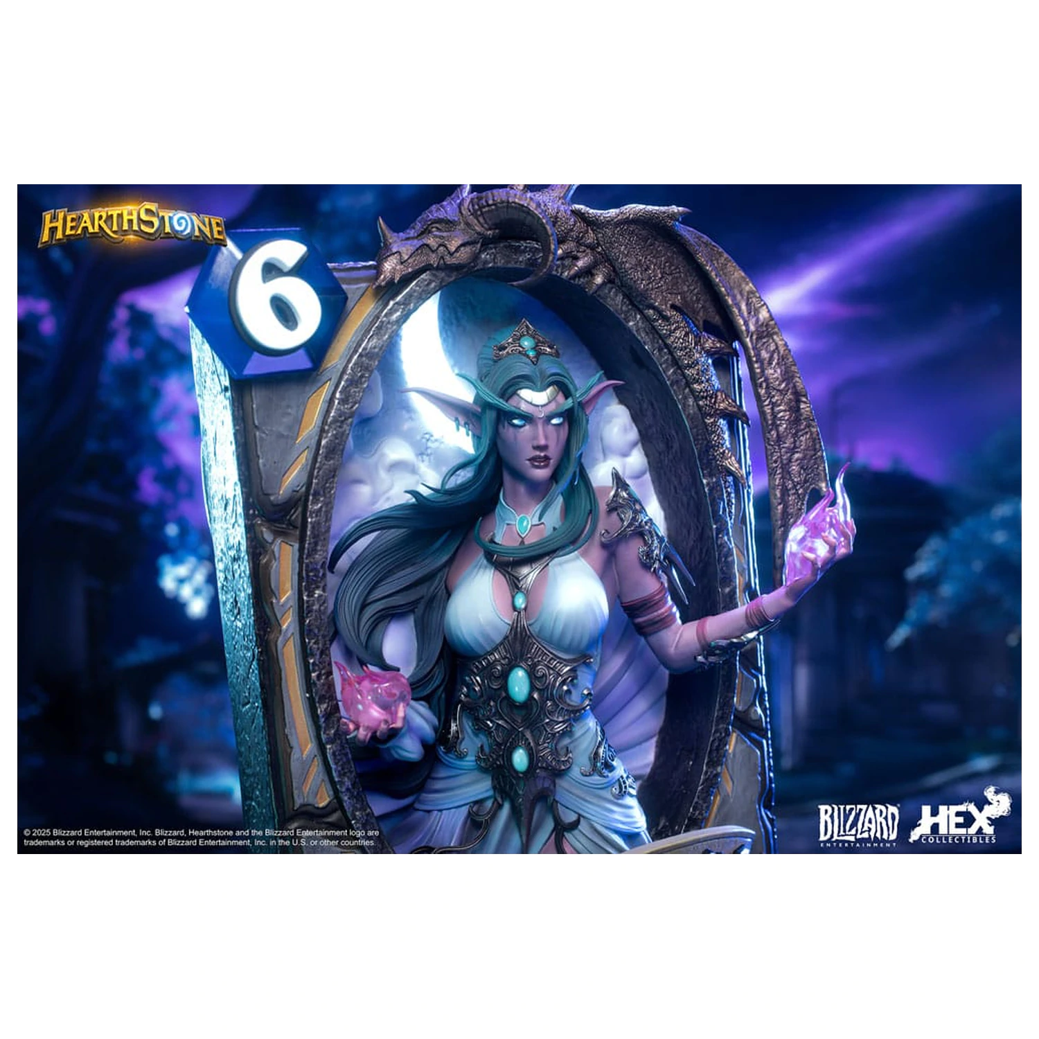 Hearthstone 3D Art Frame Statua Tyrande Whisperwind 31 cm zdjęcie produktu
