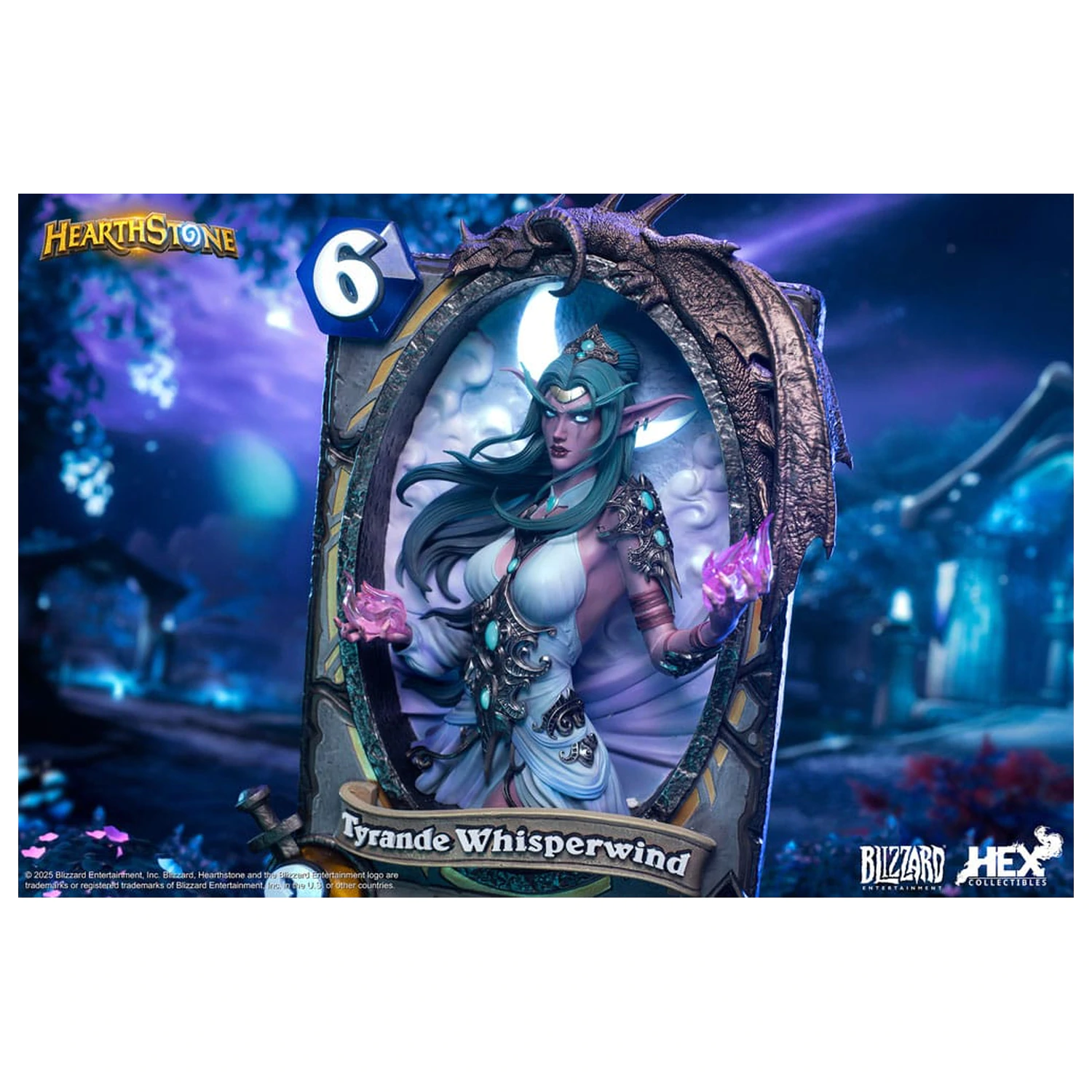 Hearthstone 3D Art Frame Statua Tyrande Whisperwind 31 cm zdjęcie produktu