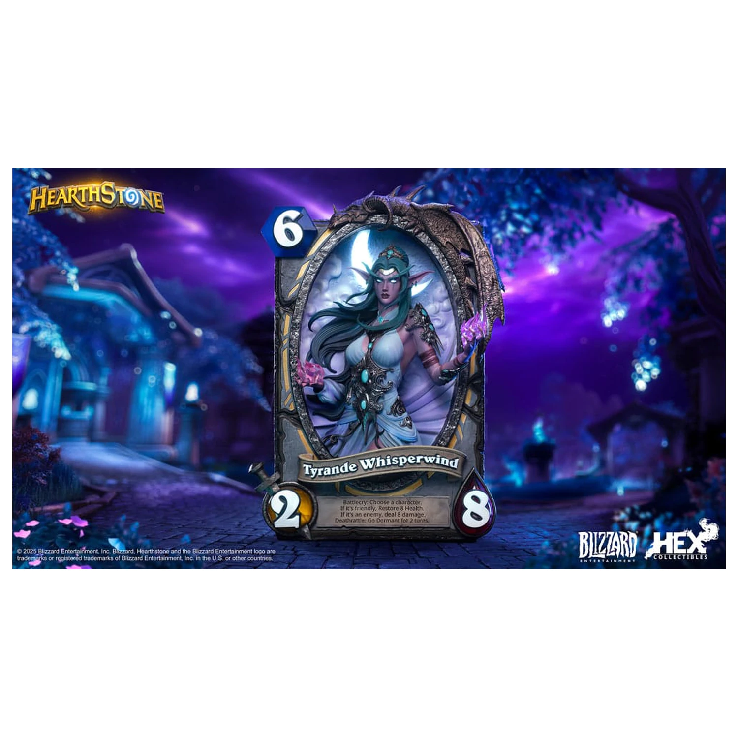 Hearthstone 3D Art Frame Statua Tyrande Whisperwind 31 cm zdjęcie produktu