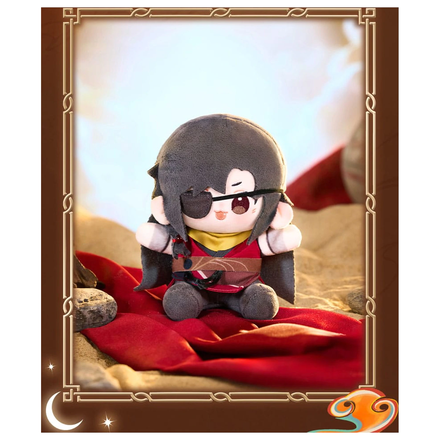 Błogosławieństwo Oficjela Niebios Ming Yue Lou Lan Series Chibi Pluszowa Figurka Hua Cheng 15 cm zdjęcie produktu