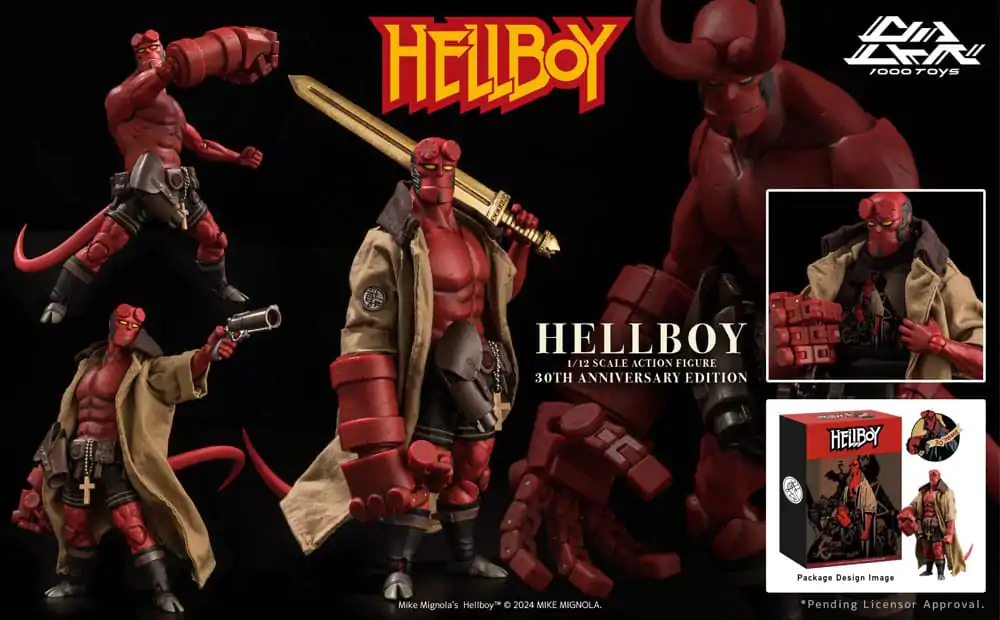 Figurka Akcji Hellboy 1/12 Hellboy Edycja z okazji 30-lecia 19 cm zdjęcie produktu