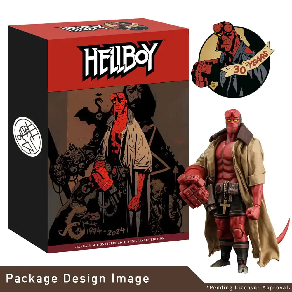 Figurka Akcji Hellboy 1/12 Hellboy Edycja z okazji 30-lecia 19 cm zdjęcie produktu