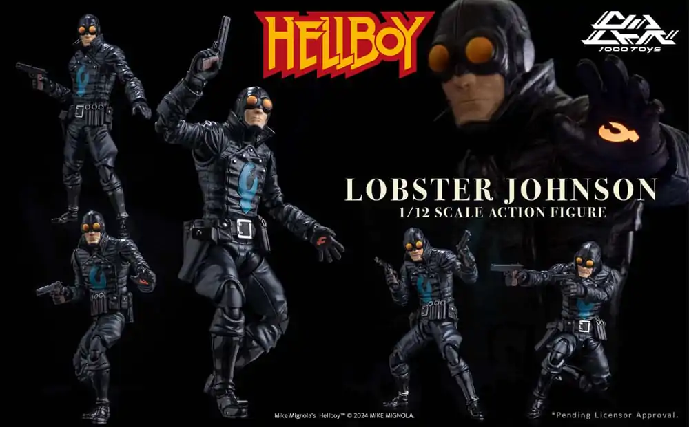 Figurka akcji Hellboy 1/12 Lobster Johnson 17 cm zdjęcie produktu