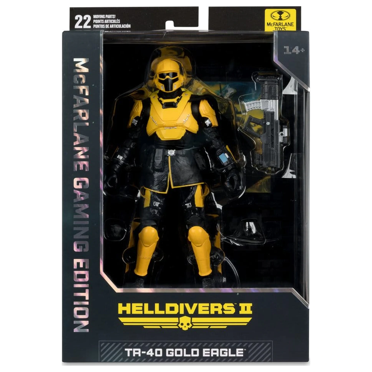 Helldivers II McFarlane Gaming Edition figurka akcji T4-40 Gold Eagle 18 cm zdjęcie produktu