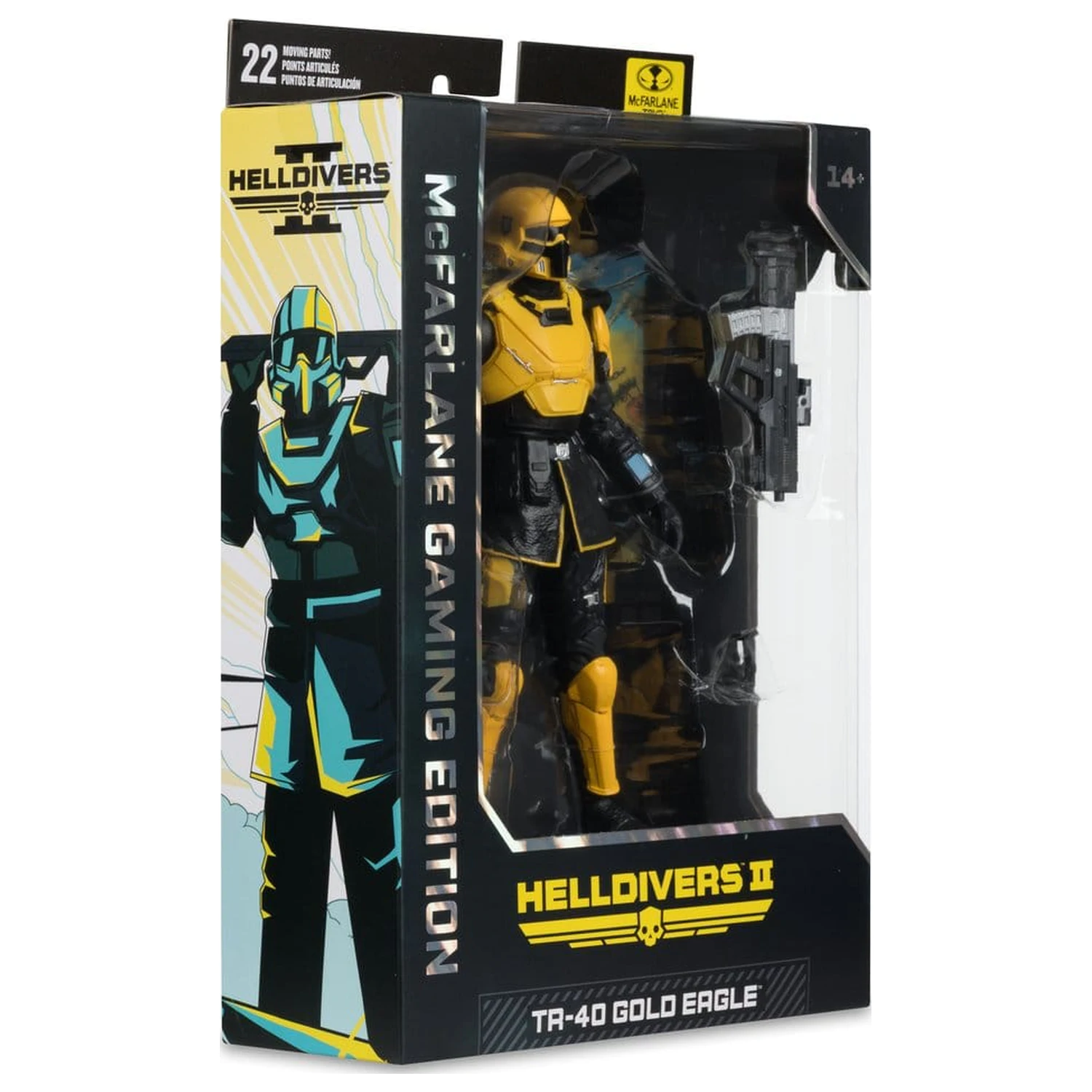 Helldivers II McFarlane Gaming Edition figurka akcji T4-40 Gold Eagle 18 cm zdjęcie produktu