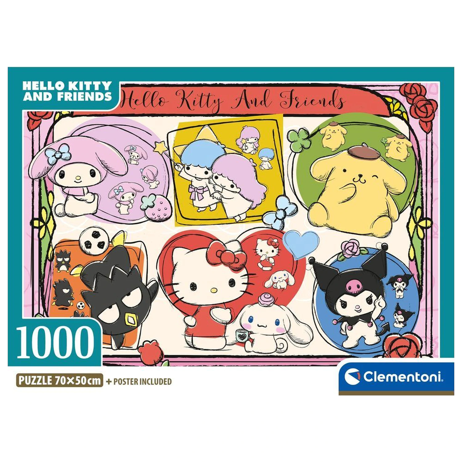 Hello Kitty 2 puzzle 1000 elementów zdjęcie produktu