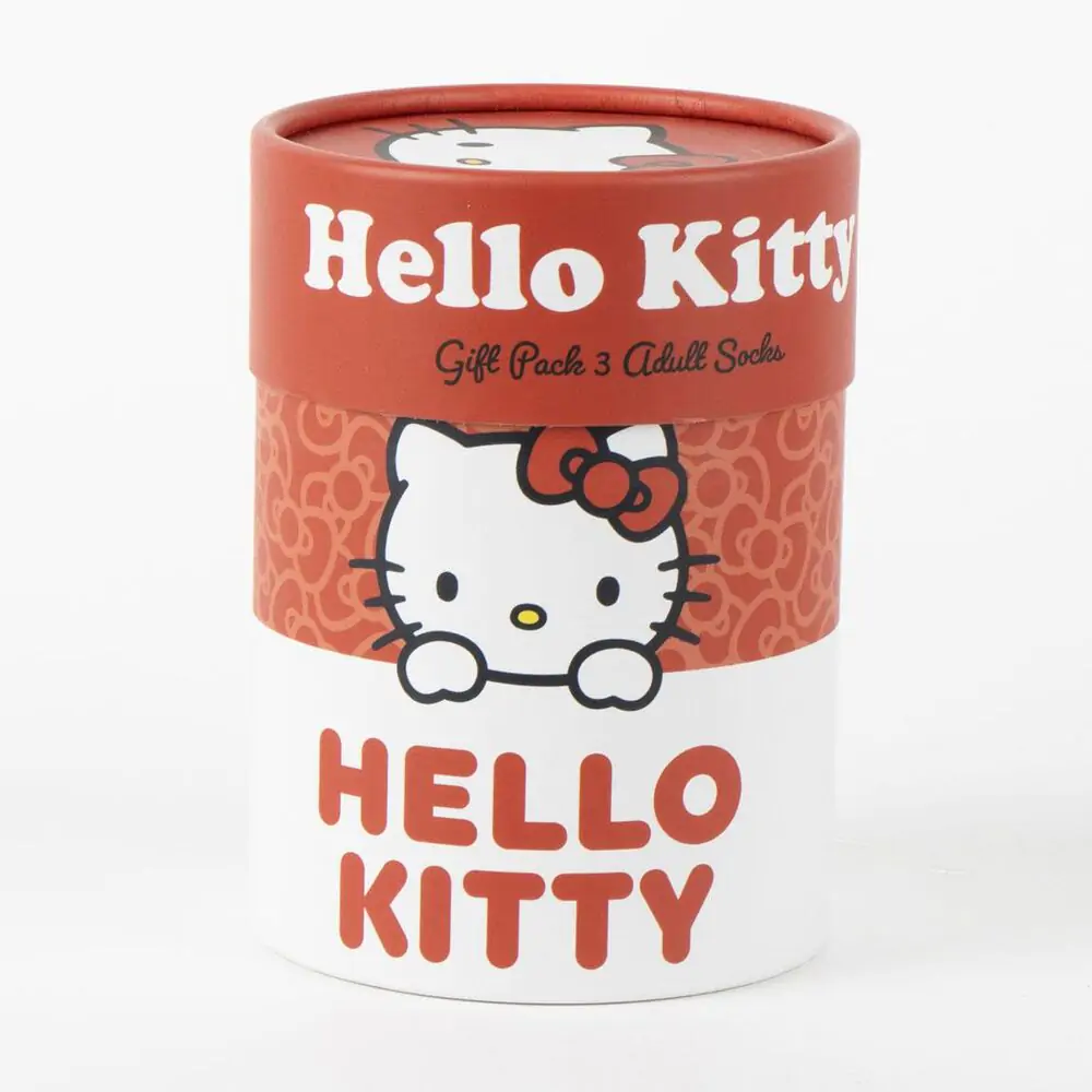 Hello Kitty pack 3 skarpetki dla dorosłych zdjęcie produktu