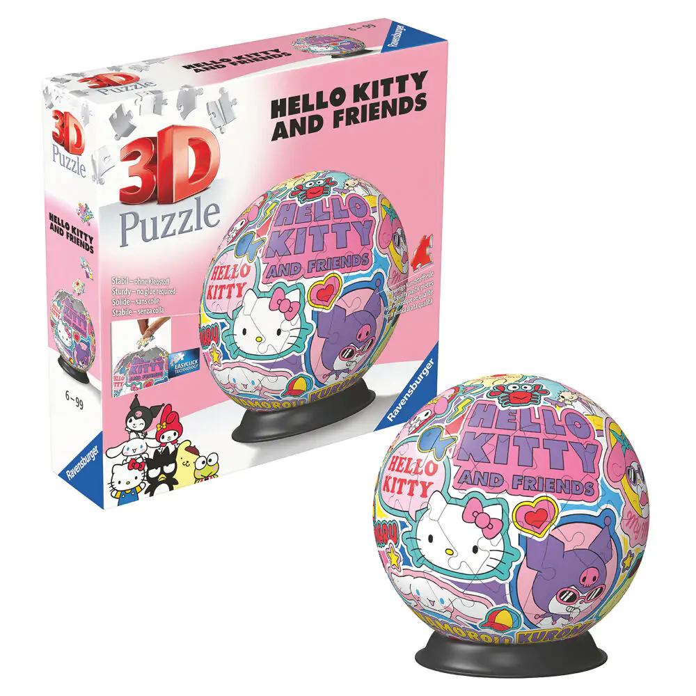 Puzzle 3D Hello Kitty 72szt zdjęcie produktu