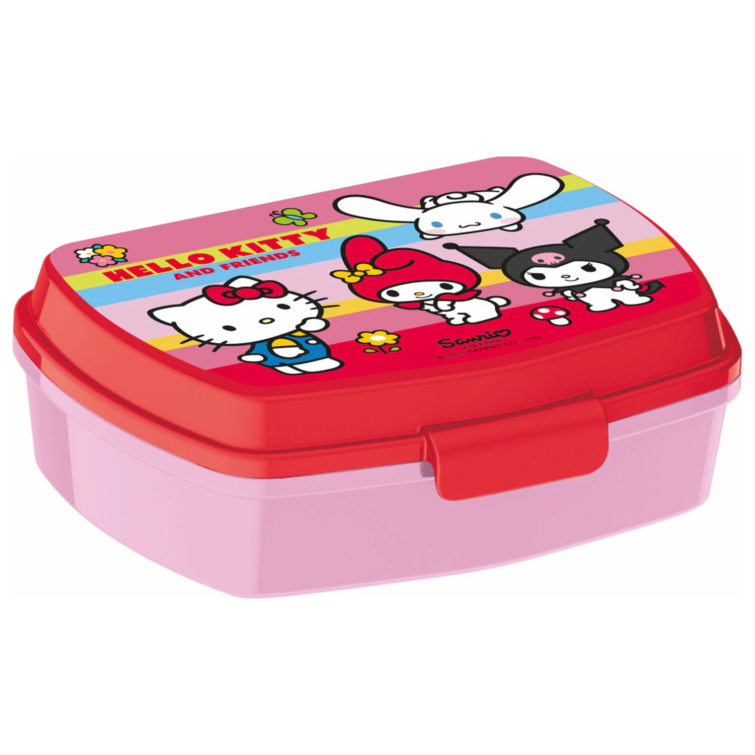 Hello Kitty and Friends Śmieszne Plastikowe Pudełko na Kanapki zdjęcie produktu
