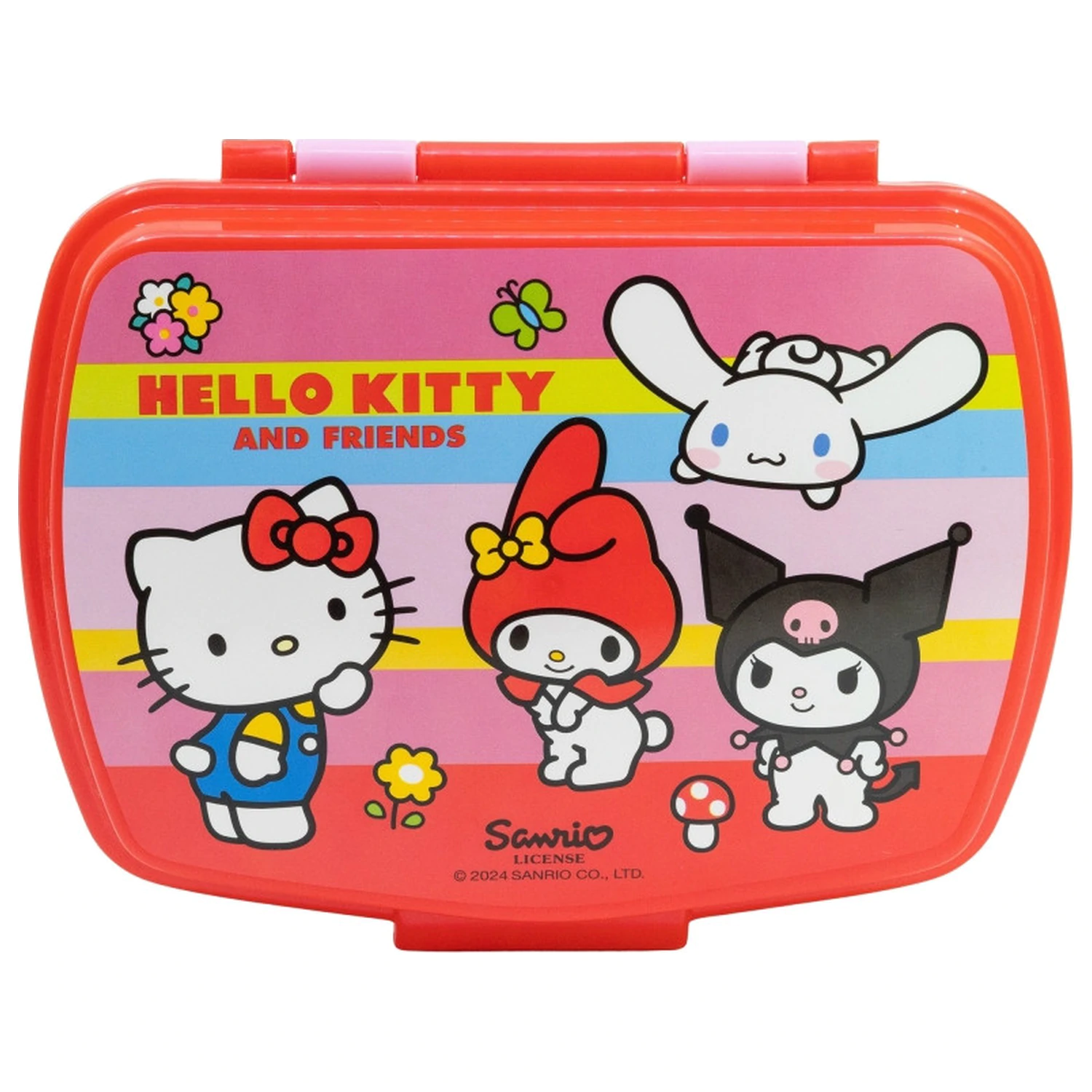 Hello Kitty and Friends Śmieszne Plastikowe Pudełko na Kanapki zdjęcie produktu