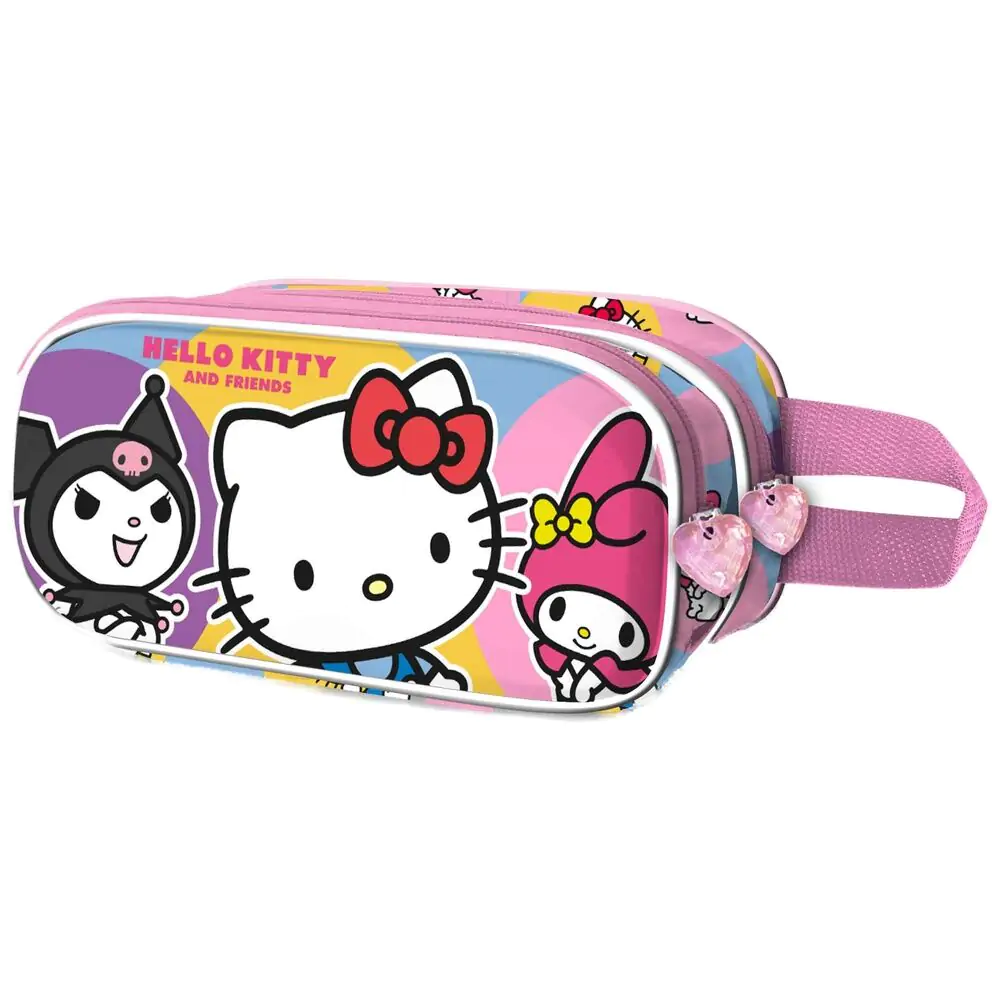 Hello Kitty and Friends Happy podwójny piórnik 3D zdjęcie produktu