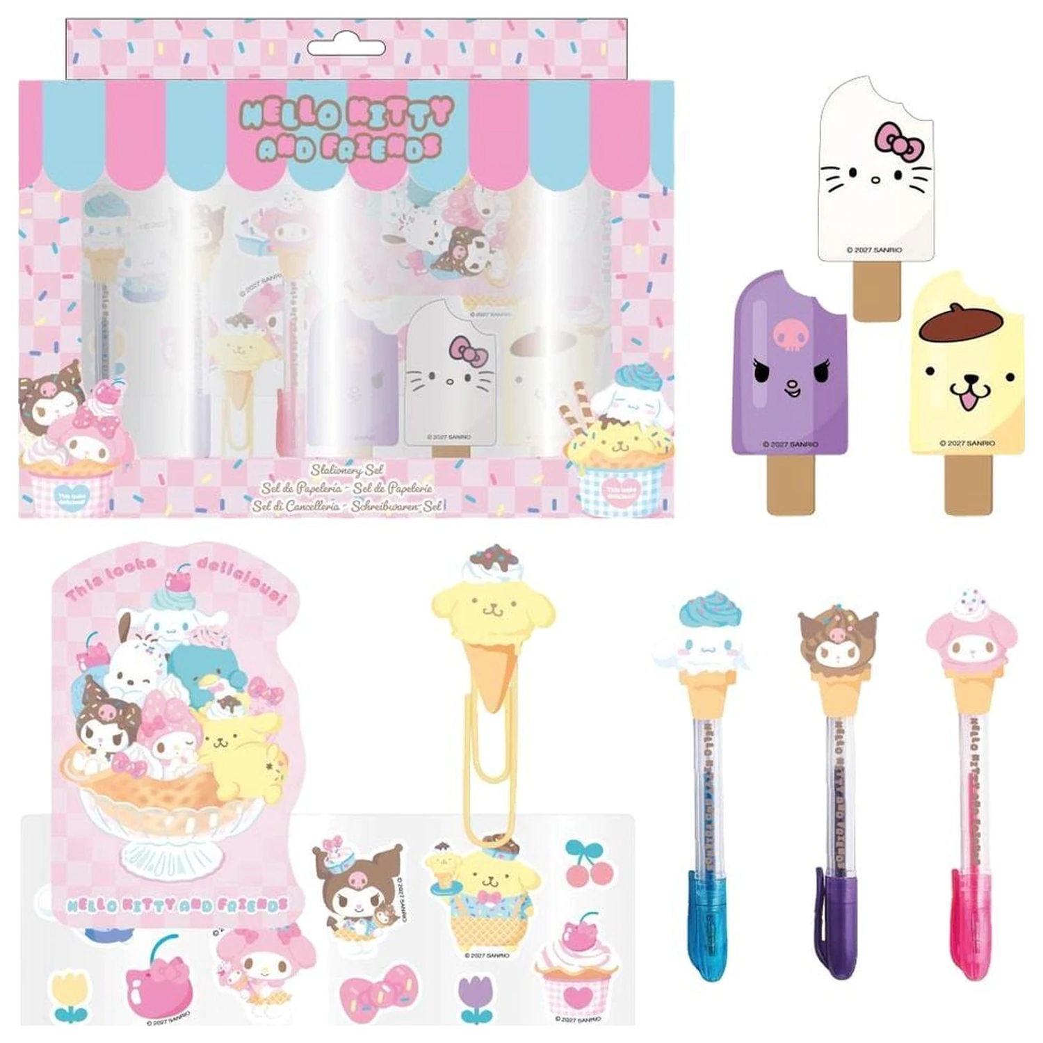 Zestaw artykułów papierniczych Hello Kitty and Friends zdjęcie produktu