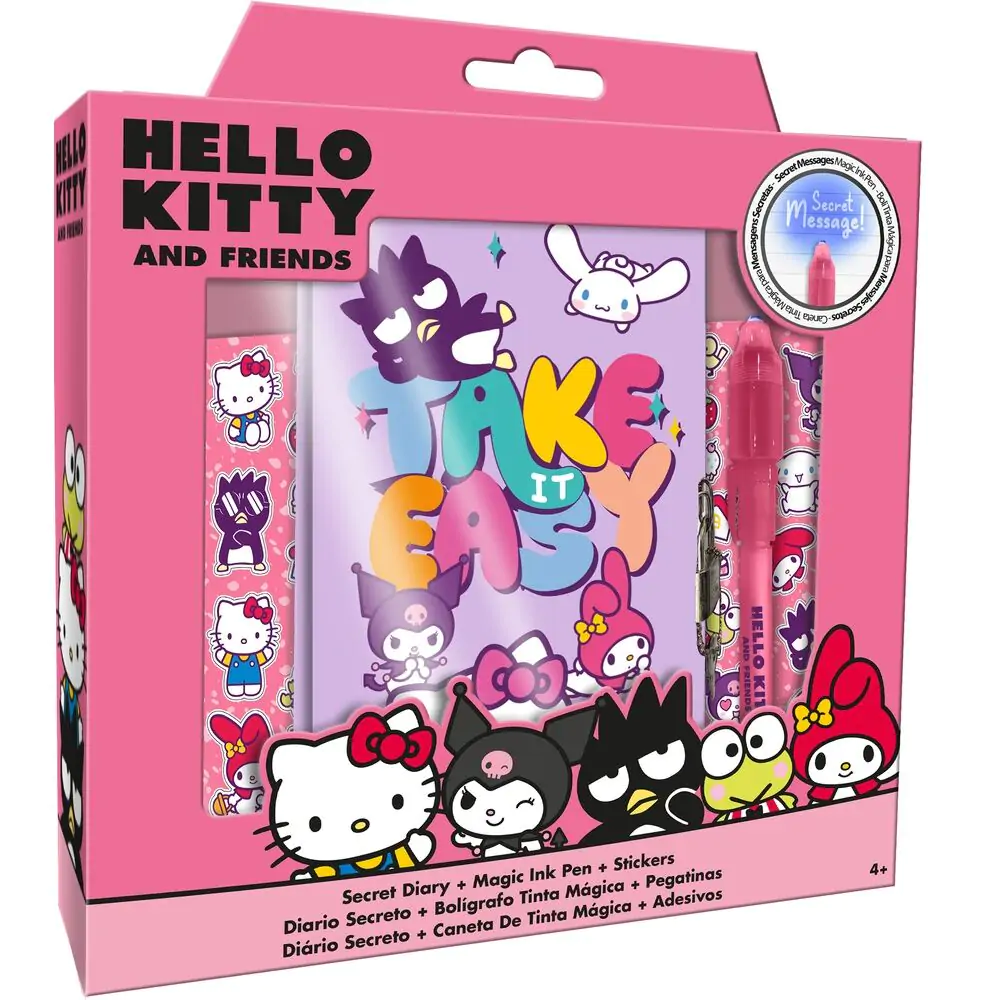 Hello Kitty and Friends Diary + magiczny długopis zdjęcie produktu