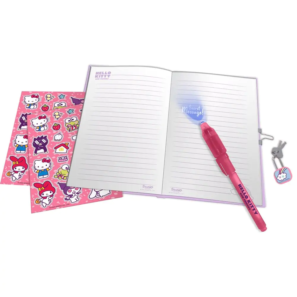 Hello Kitty and Friends Diary + magiczny długopis zdjęcie produktu