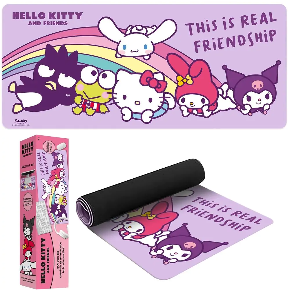 Podkładka na biurko gamingowa Hello Kitty and Friends zdjęcie produktu