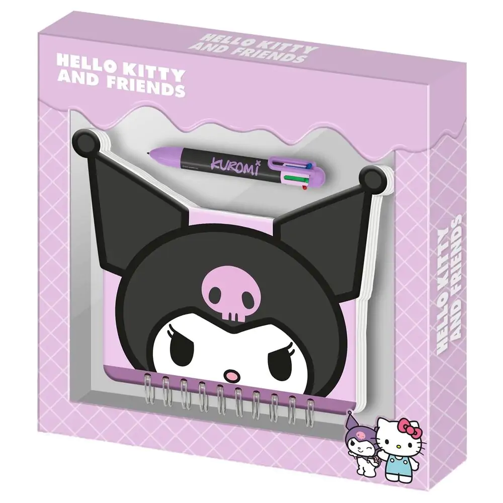 Hello Kitty and Friends Kuromi Dziennik i długopis zdjęcie produktu