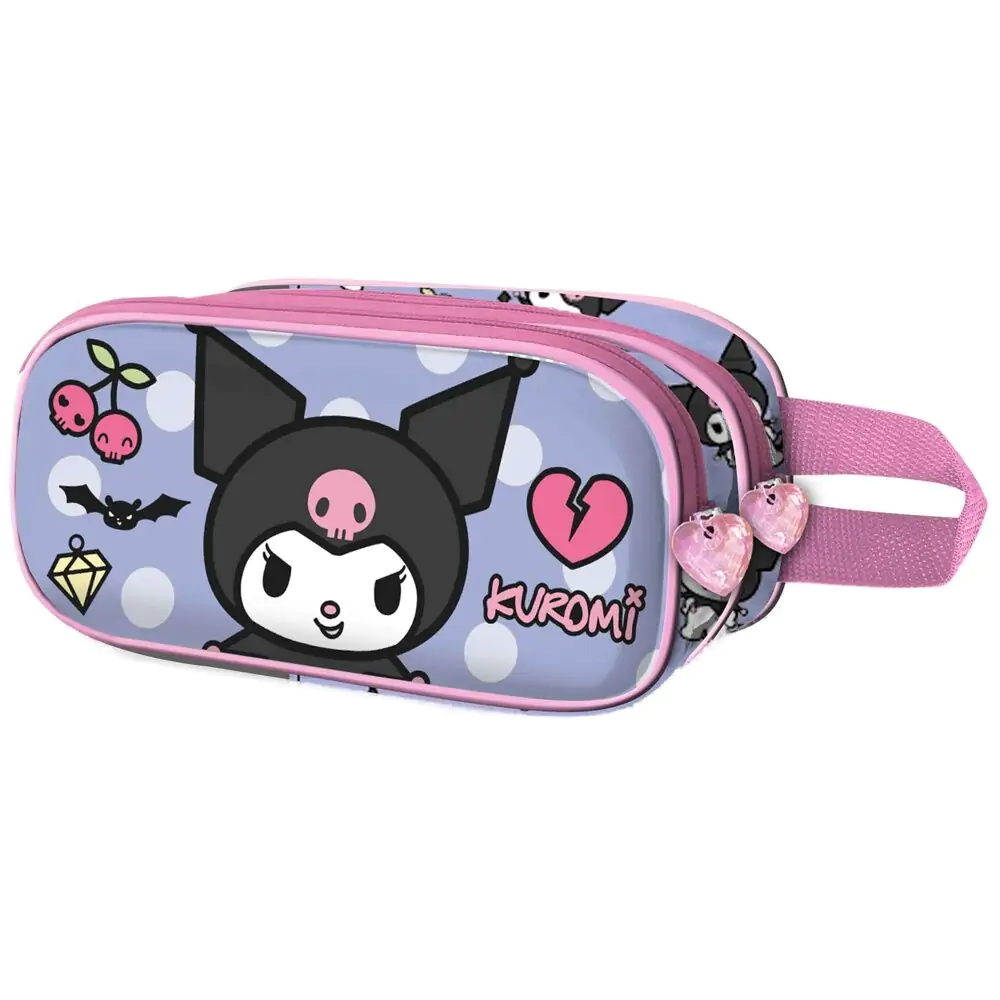 Hello Kitty and Friends Kuromi Rebel podwójny piórnik 3D zdjęcie produktu