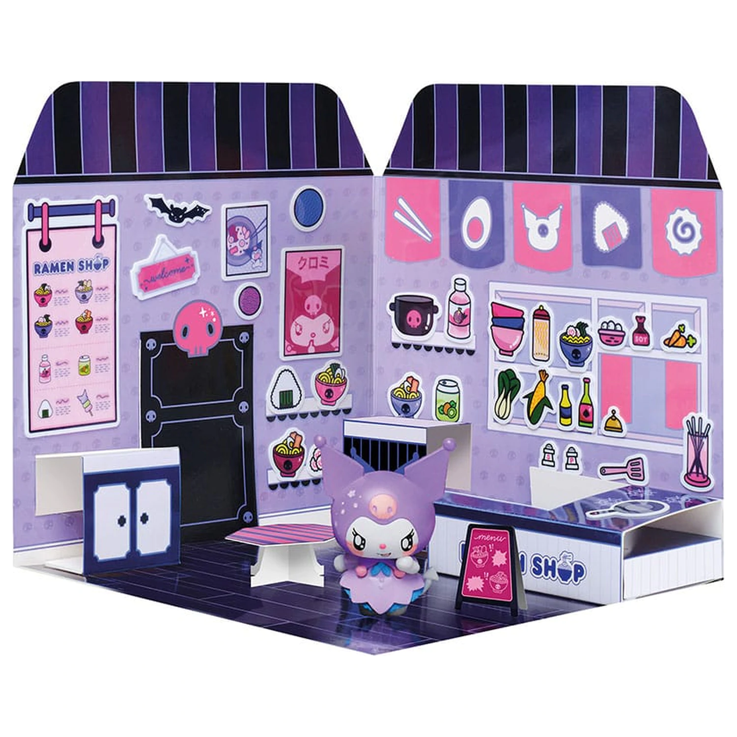 Hello Kitty and Friends Mini figurka Naklejka Dom Kuromi Ramen Shop zdjęcie produktu