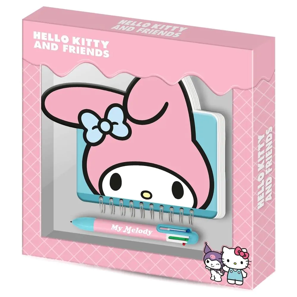 Hello Kitty and Friends My Melody Dziennik + długopis zdjęcie produktu