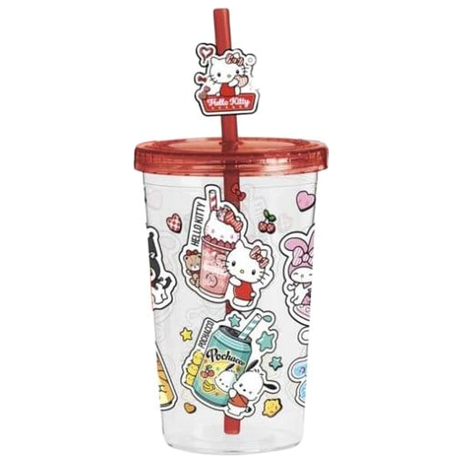 Hello Kitty and Friends Tumbler ze słomką American Diner Version zdjęcie produktu