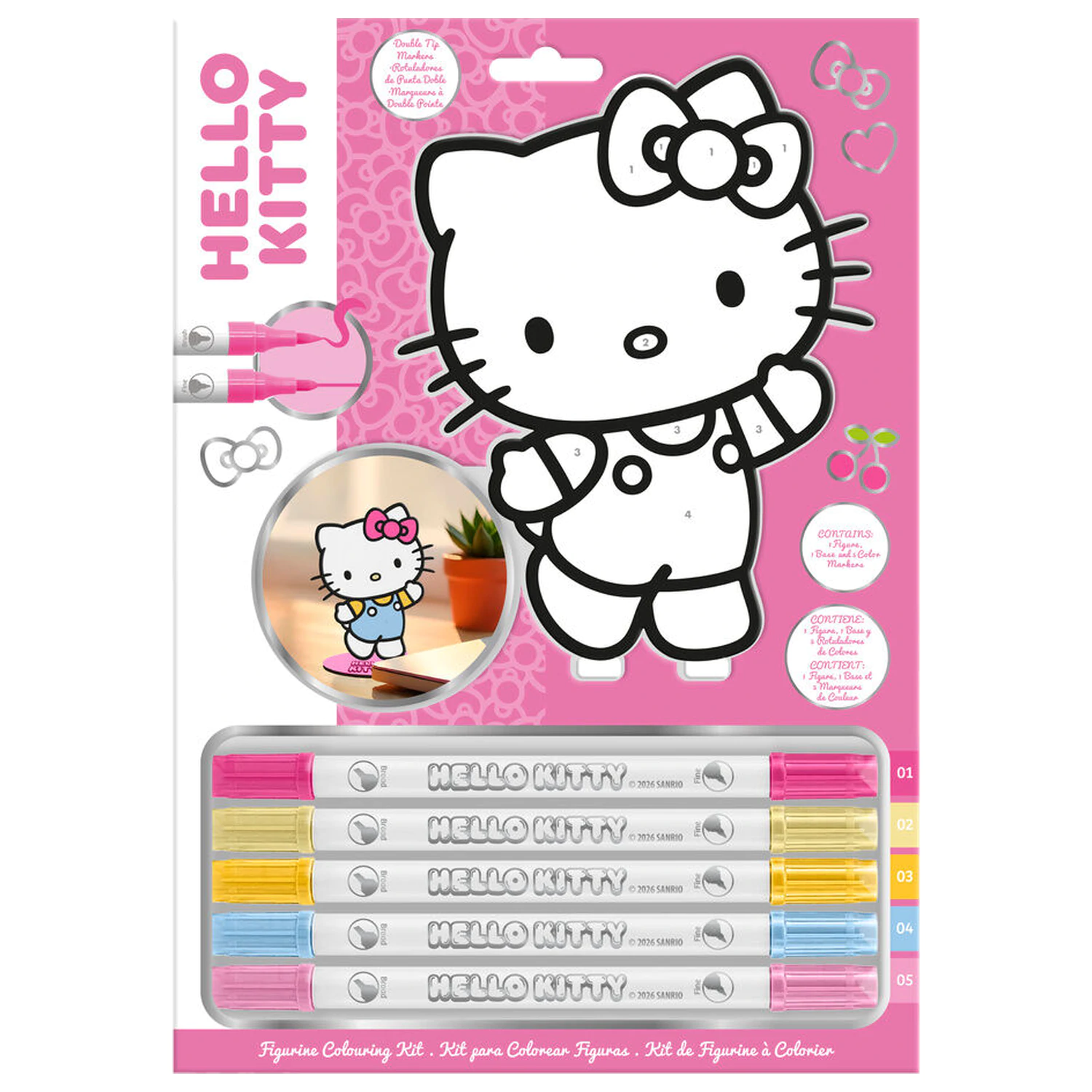 Hello Kitty and Friends Zestaw do kolorowania zdjęcie produktu