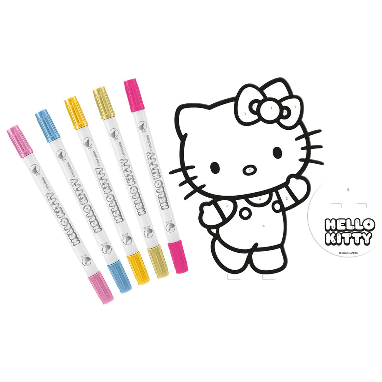 Hello Kitty and Friends Zestaw do kolorowania zdjęcie produktu