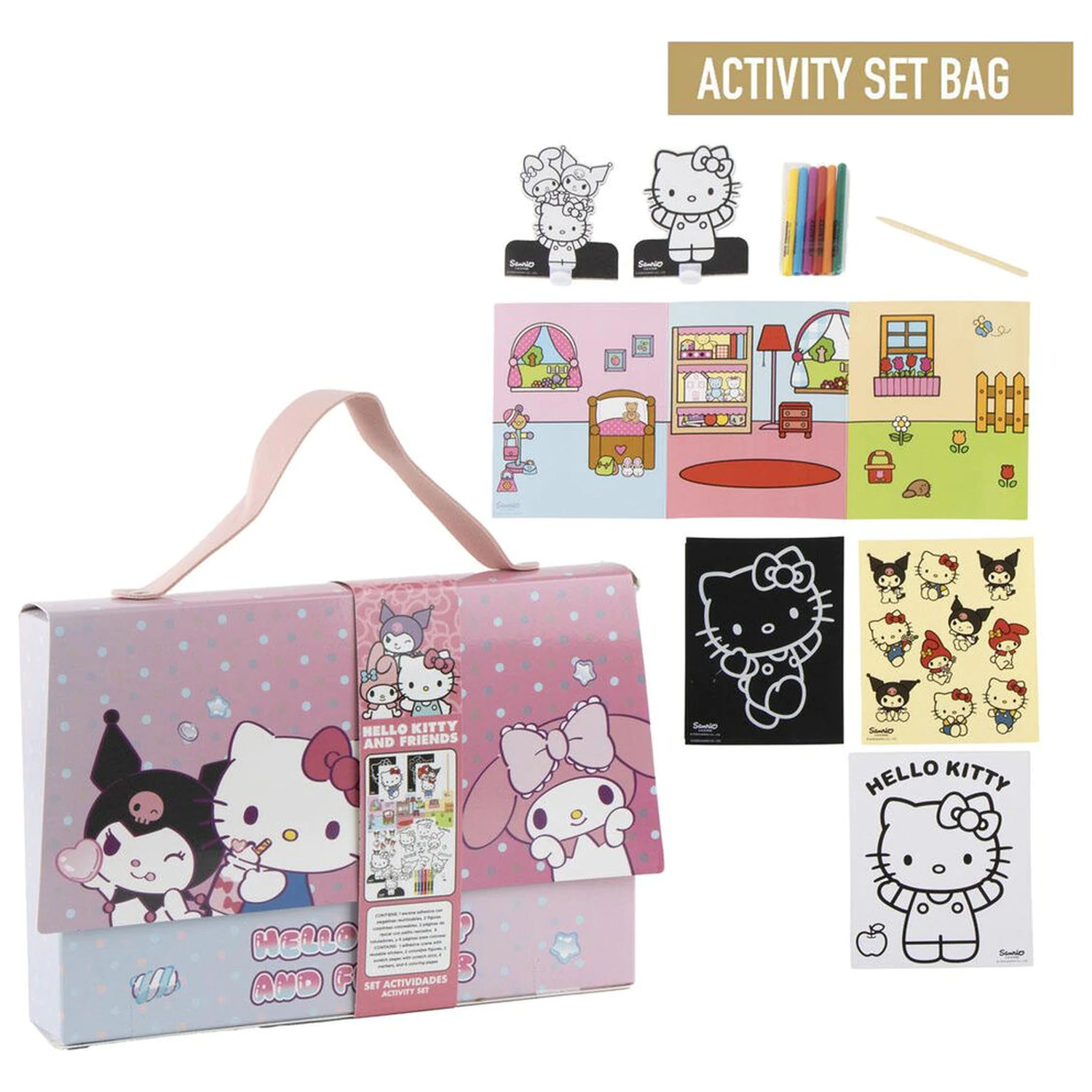 Hello Kitty and Friends Zestaw torebek do kolorowania zdjęcie produktu