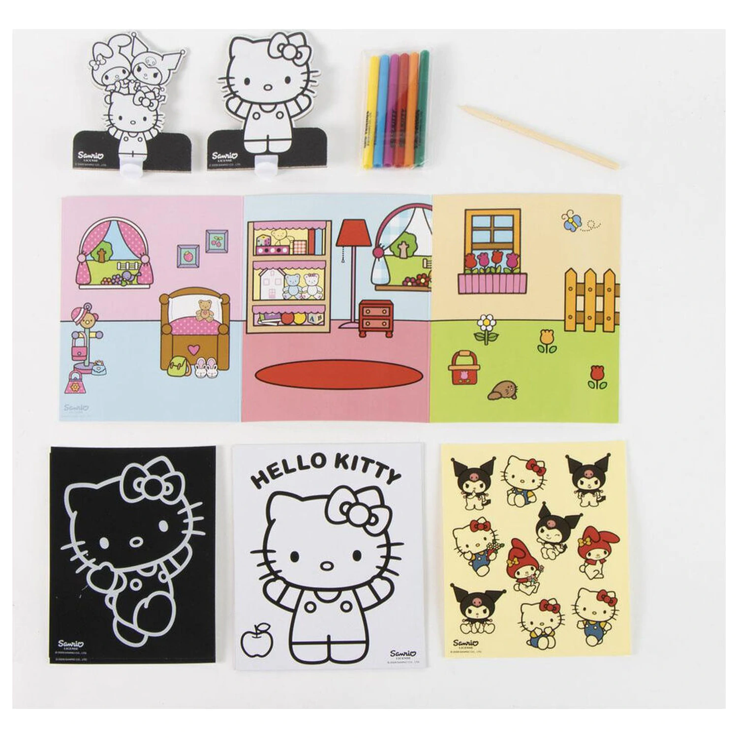 Hello Kitty and Friends Zestaw torebek do kolorowania zdjęcie produktu
