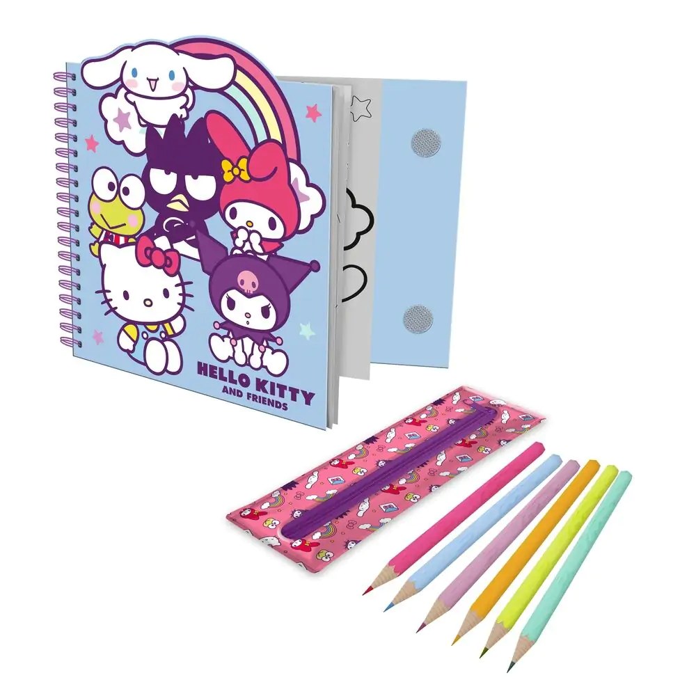 Zeszyt aktywności Hello Kitty and Friends + odpinane etui zdjęcie produktu