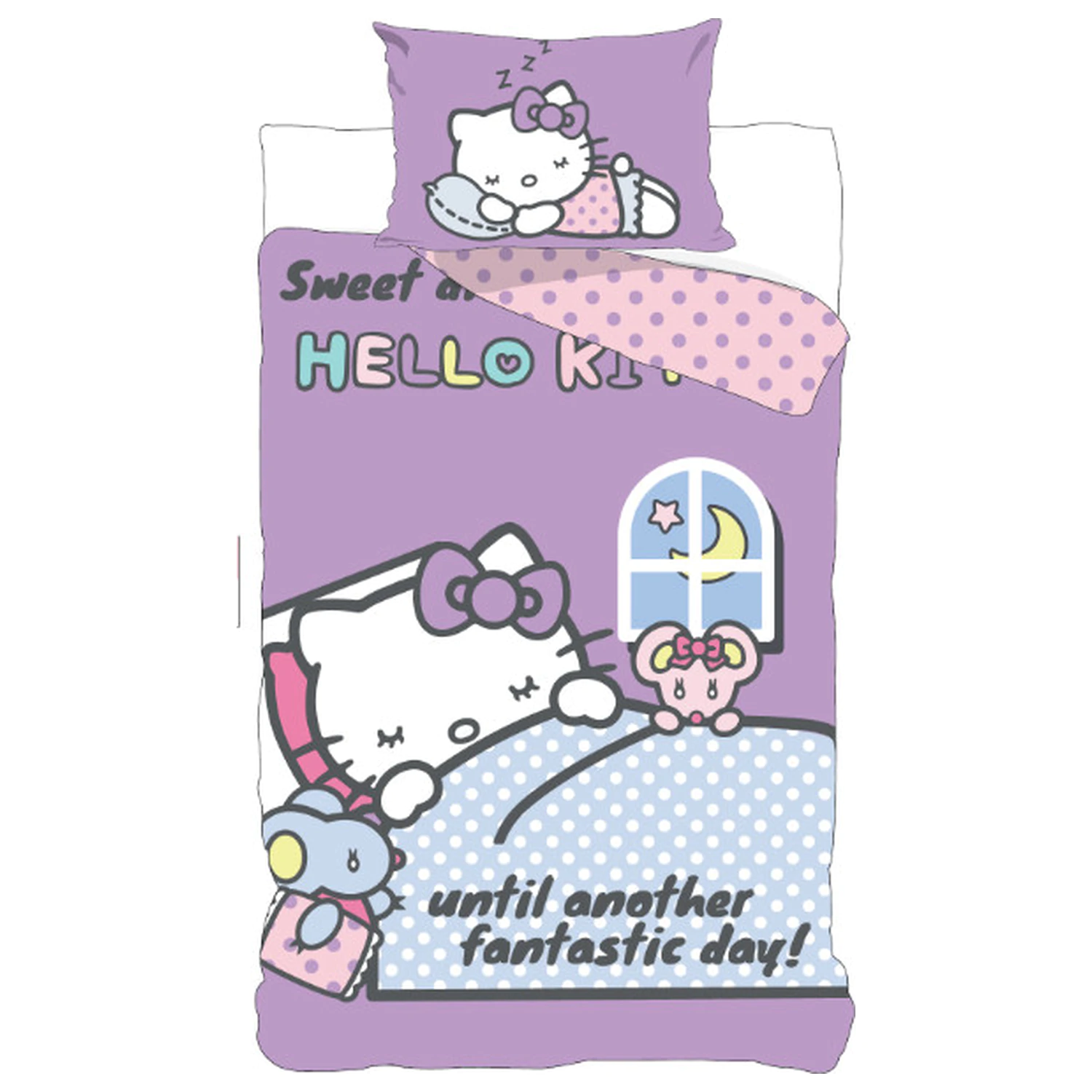 Hello Kitty Another Day poszewka na kołdrę do dziecięcego przedszkola zdjęcie produktu