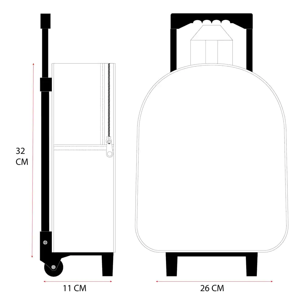 Hello Kitty Trolley Plecak 3D Another Dimension 32 cm zdjęcie produktu