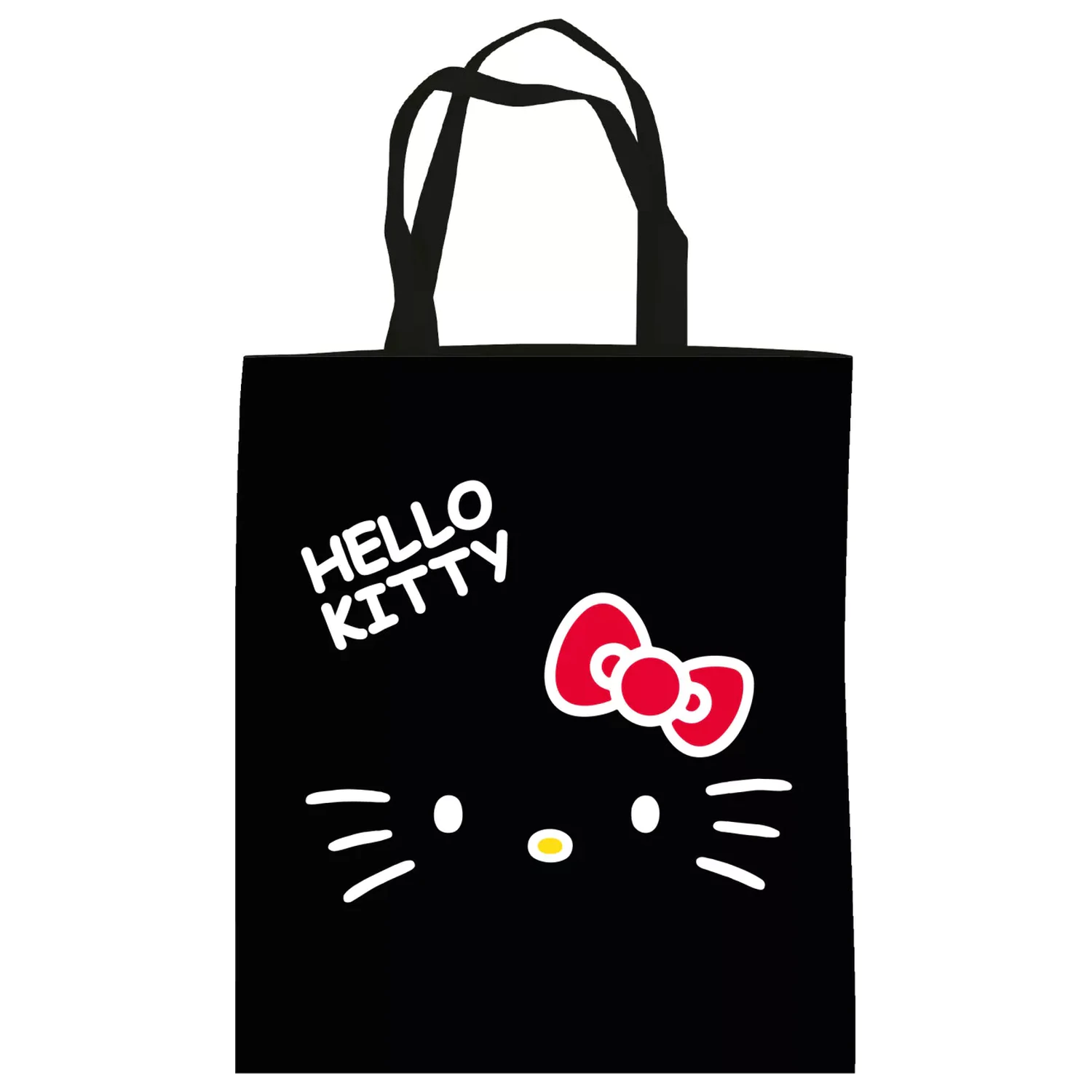 Hello Kitty Czarna Płócienna Torba, Torba na zakupy 44 cm zdjęcie produktu