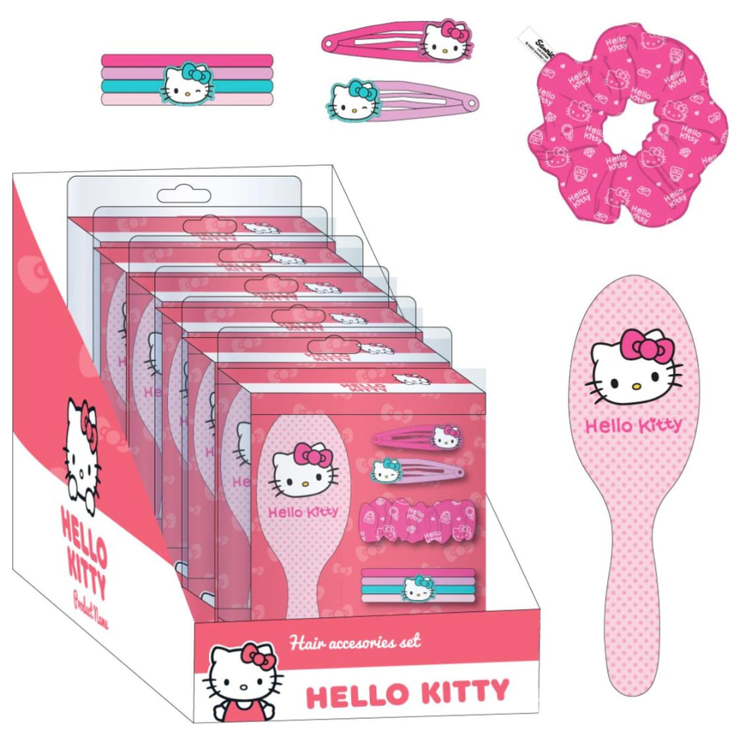 Hello Kitty Bows Zestaw akcesoriów do włosów zdjęcie produktu
