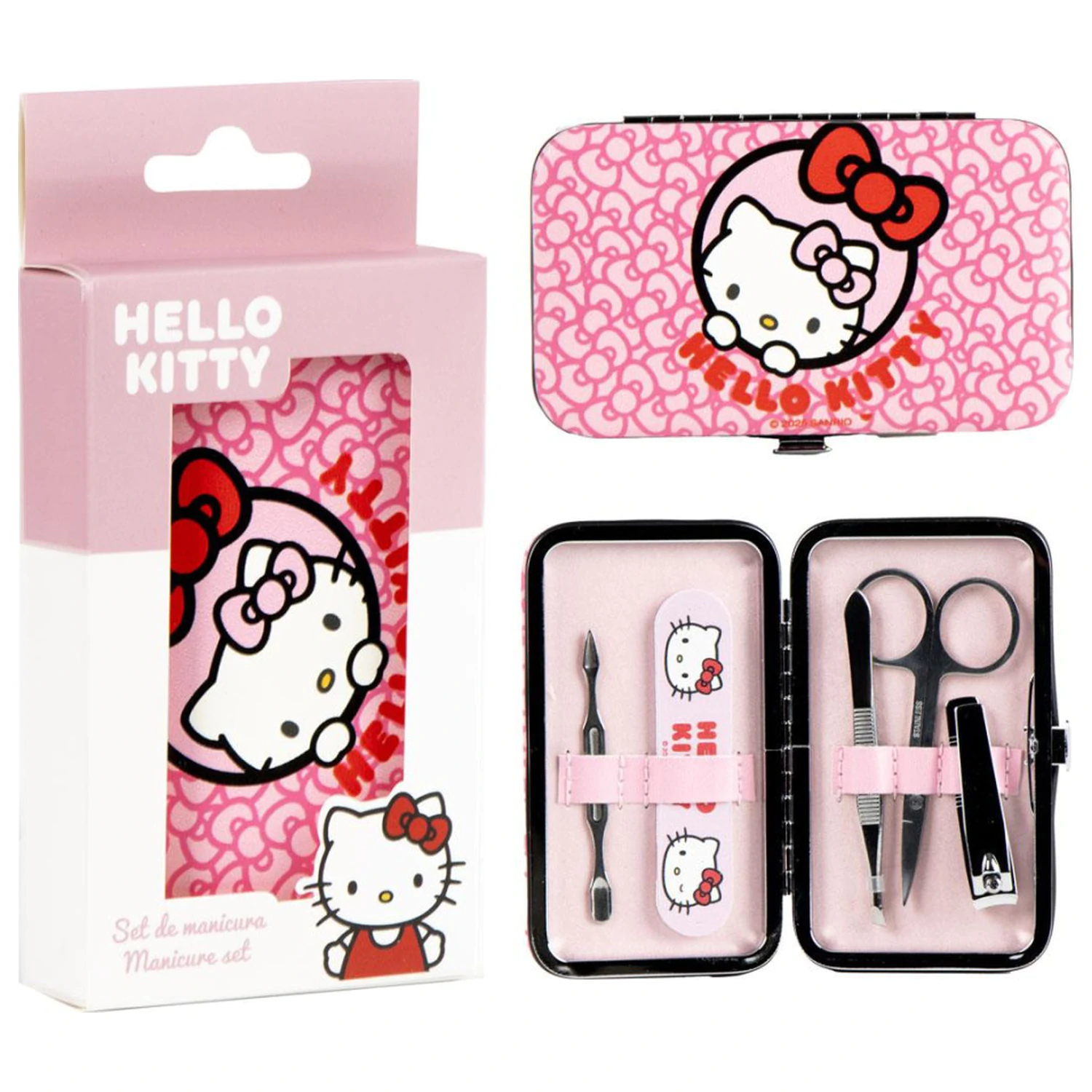 Hello Kitty Bows Zestaw do manicure 6 sztuk zdjęcie produktu