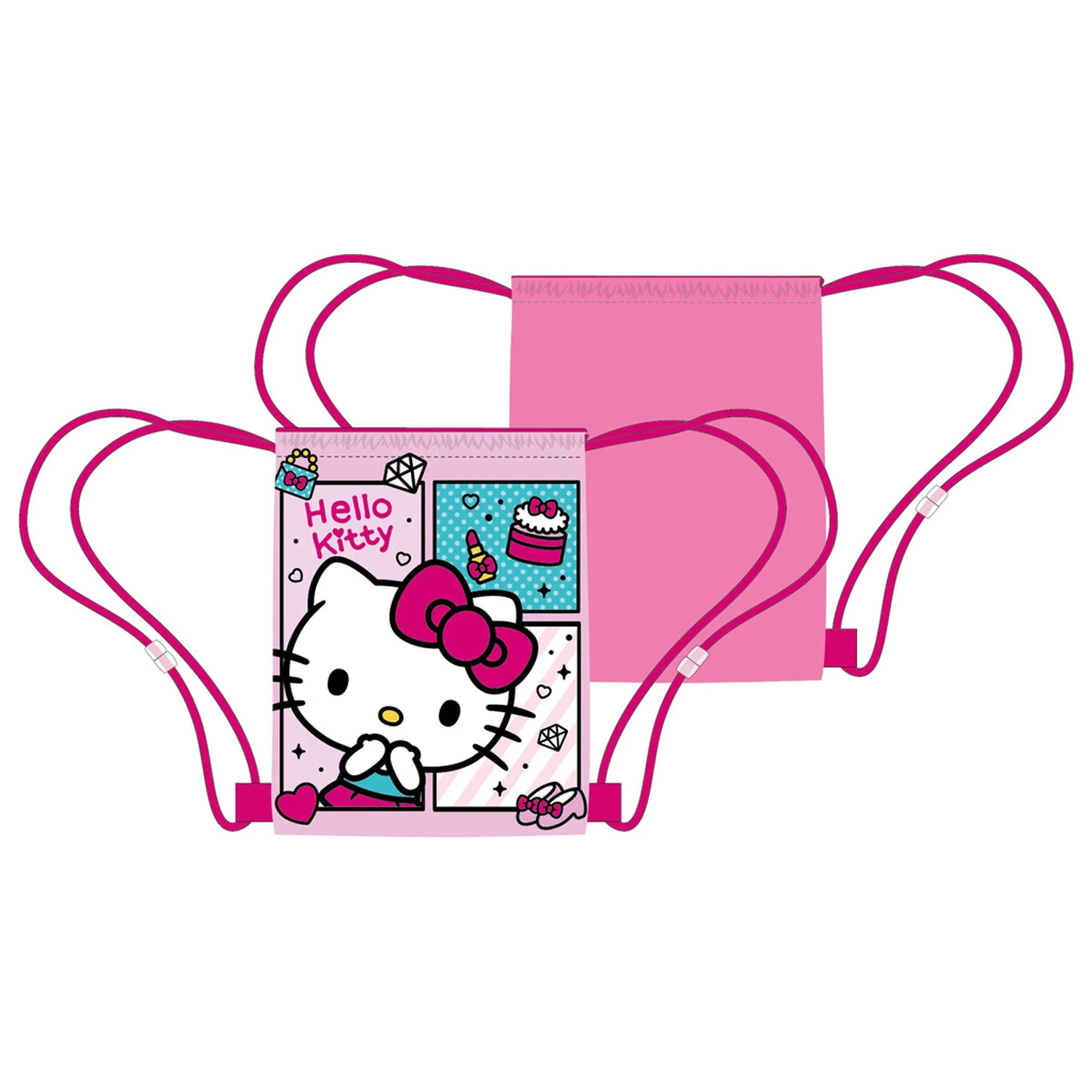 Hello Kitty Urocza Torba Sportowa, Torba na Siłownię 40 cm zdjęcie produktu